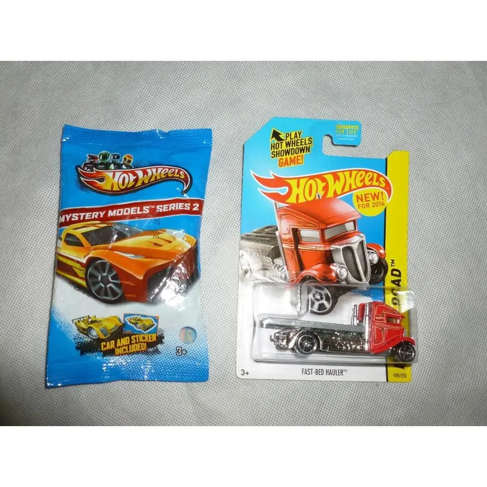 Hot Wheels‎ Hw Off-Road Fast -Bed Hauler 105/250 Red Mystery Models Series 2 Lot